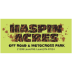 Mud Splat Haspin Acres Logo and Address